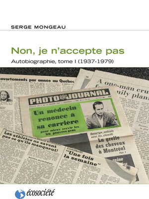 cover image of Non, je n'accepte pas